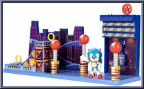 Studiopolis Zone Playset from Sonic the Hedgehog - Playsets manufactured by Jakks Pacific [Loose]