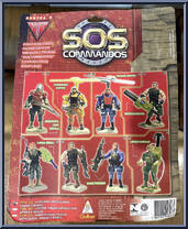 White Billy vs Shark from S.O.S. Commandos - Duas Figures manufactured by Gulliver [Back]
