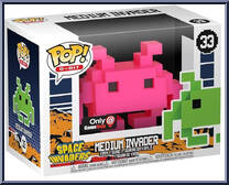 Medium Invader (Pink) from Space Invaders - 8-Bit Pop! manufactured by Funko [Front]