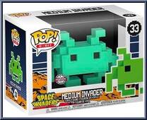 Medium Invader (Teal) from Space Invaders - 8-Bit Pop! manufactured by Funko [Front]
