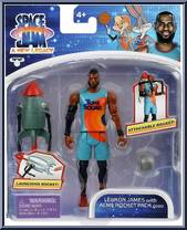 LeBron James (with Acme Rocket Pack 4000) from Space Jam - A New Legacy - Basic Series manufactured by Moose Toys [Front]