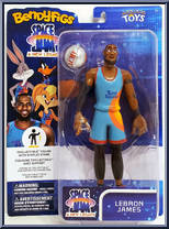 LeBron James from Space Jam - A New Legacy - BendyFigs manufactured by Noble Toys [Front]