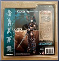 Lotus Angel Warrior from Spawn - Collectors Club Exclusives manufactured by McFarlane [Back]