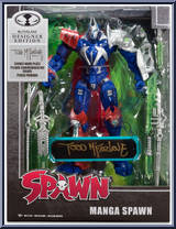 Manga Spawn (Name Plate) from Spawn (2020 Series) - Basic Series manufactured by McFarlane [Front]