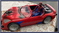 Spider Glider Car from Spider-Man (2000) - Vehicles manufactured by Toy Biz [Loose]