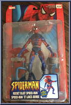 Spider-Man (Rocket Blast) from Spider-Man (2000) - Series 15 manufactured by Toy Biz [Front]