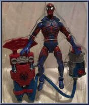 Spider-Man (Rocket Blast) from Spider-Man (2000) - Series 15 manufactured by Toy Biz [Front]