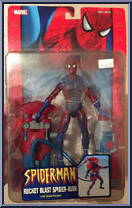 Spider-Man (Rocket Blast) from Spider-Man (2000) - Series 15 manufactured by Toy Biz [Front]