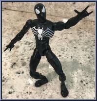 Spider-Man (Black Costume) from Spider-Man - Classics - Series 1 manufactured by Toy Biz [Loose]