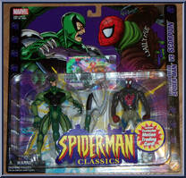 Spider-Man (Battle Ravaged) vs Scorpion from Spider-Man - Classics - Multi-Packs manufactured by Toy Biz [Front]