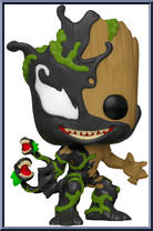 Groot (Venomized) from Spider-Man - Spider-Man Maximum Venom Pop! manufactured by Funko [Loose]