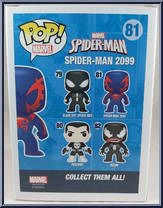 Spider-Man 2099 from Spider-Man - Spider-Man Pop! manufactured by Funko [Back]