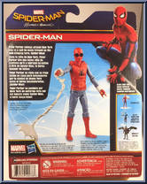 Spider-Man (Homemade Suit) from Spider-Man - Homecoming - Basic Series manufactured by Hasbro [Back]