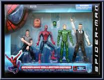 Peter Parker / Spider-Man / Green Goblin / Jonah Jameson Action Figure
