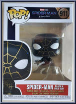 Spider-Man (Black & Gold Suit) from Spider-Man - No Way Home - Pop! Vinyl Figures manufactured by Funko [Front]