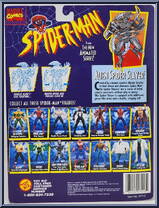 Alien Spider Slayer from Spider-Man - Animated - Series 2 manufactured by Toy Biz [Back]