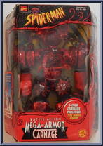 Carnage from Spider-Man - Battle Action Mega-Armor manufactured by Toy Biz [Front]