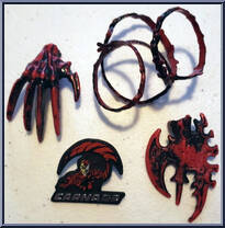 Carnage (Unleashed) from Spider-Man - Animated - Series 6 manufactured by Toy Biz [Loose]