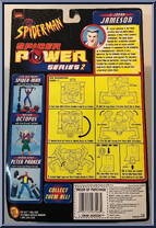 J. Jonah Jameson from Spider-Man - Spider Power - Series 2 manufactured by Toy Biz [Back]