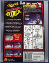 Madame Web from Spider-Man - Flip 'N Trap manufactured by Toy Biz [Back]