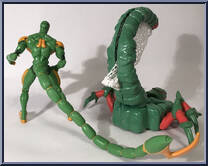Sinister Scorpion from Spider-Man - Web Trap manufactured by Toy Biz [Loose]