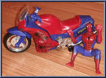Battle Cycle - Spider-Man from Spider-Man - Vehicles manufactured by Toy Biz [Loose]
