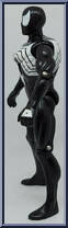 Spider-Man (Black Costume) from Spider-Man - Animated - Series 4 manufactured by Toy Biz [Loose]