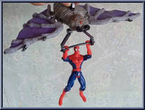 Spider-Man (Steel Spider Racer) from Spider-Man - Web Flyers manufactured by Toy Biz [Loose]