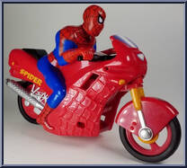 Spider-Man (Wheelie Cycle) Action Figure