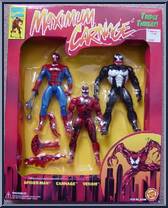 Triple Threat from Spider-Man - Maximum Carnage manufactured by Toy Biz [Front]