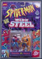 Spider-Man vs Hobgoblin from Spider-Man - Web of Steel manufactured by Toy Biz [Front]