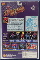 Spider-Man (Hyper Tech) from Spider-Man - Techno Wars manufactured by Toy Biz [Back]