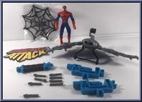 Spider-Man (Steel Spider Racer) from Spider-Man - Web Flyers manufactured by Toy Biz [Loose]