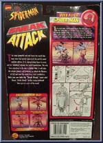 Spider-Man (Steel Spider Racer) from Spider-Man - Web Flyers manufactured by Toy Biz [Back]