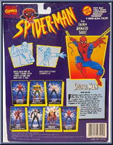Spider-Man (Web Racer) from Spider-Man - Animated - Series 1 manufactured by Toy Biz [Back]