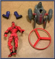 Spidey (Web Commando) from Spider-Man - Web Force manufactured by Toy Biz [Loose]