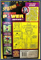 Venom (Slime Shaker) from Spider-Man - Spider Power - Series 1 manufactured by Toy Biz [Back]