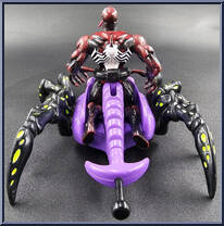 Venom Spider Rider from Spider-Man - Bug Busters (Super) manufactured by Toy Biz [Loose]