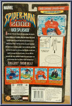 Spider-Man (Web Cannon) from Spider-Man - Web Splashers - Series 2000 - 1 manufactured by Toy Biz [Back]