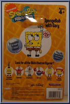 Spongebob (with Gary) from Spongebob Squarepants - Basic Series manufactured by Jakks Pacific [Back]
