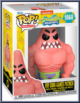 Fry Cook Games Patrick from Spongebob Squarepants - Pop! Vinyl Figures manufactured by Funko [Front]