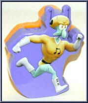 Sour Not Sound Squidward Straw Topper (Toy) Action Figure