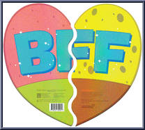 Spongebob & Patrick (BFF) (Glitter) from Spongebob Squarepants - ReAction Figures manufactured by Super7 [Back]