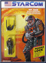 Sgt. Hack from Starcom - Starmada Invasion manufactured by Coleco [Front]