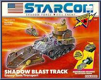 Shadow Blast Track (Enemy Tank/Transport) from Starcom - Vehicles manufactured by Coleco [Front]