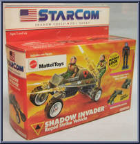 Shadow Invader (Rapid Strike Vehicle) from Starcom - Vehicles manufactured by Coleco [Front]