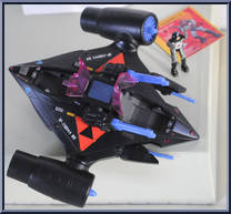 Shadow Vampire (Enemy VTOL Fighter) from Starcom - Vehicles manufactured by Coleco [Loose]