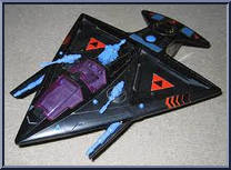 Shadowbat (Battle Cruiser) from Starcom - Vehicles manufactured by Coleco [Loose]