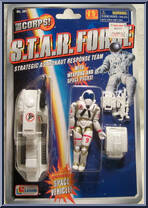 Astronaut (with Space Sled) from Star Force - Strategic Astronaut Response Team manufactured by Lanard Toys [Front]