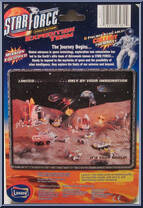 Red Astronaut from Star Force - Expedition Team manufactured by Lanard Toys [Back]